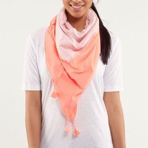 2-in-1 Lululemon Pink Beach Sarong & Scarf